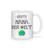 Beste Mama Der Welt - Tasse - Weiß - Vorne