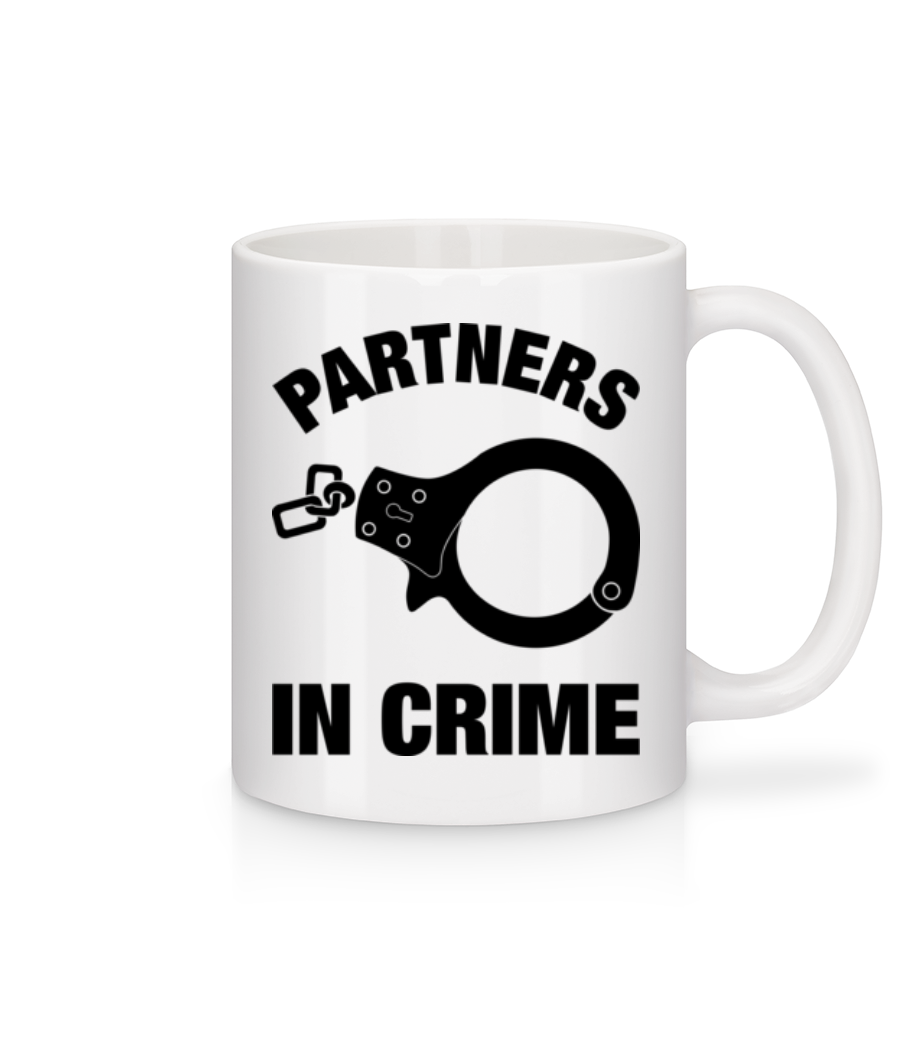 Aperçu: Partners In Crime - Mug en céramique blanc - Blanc - Devant