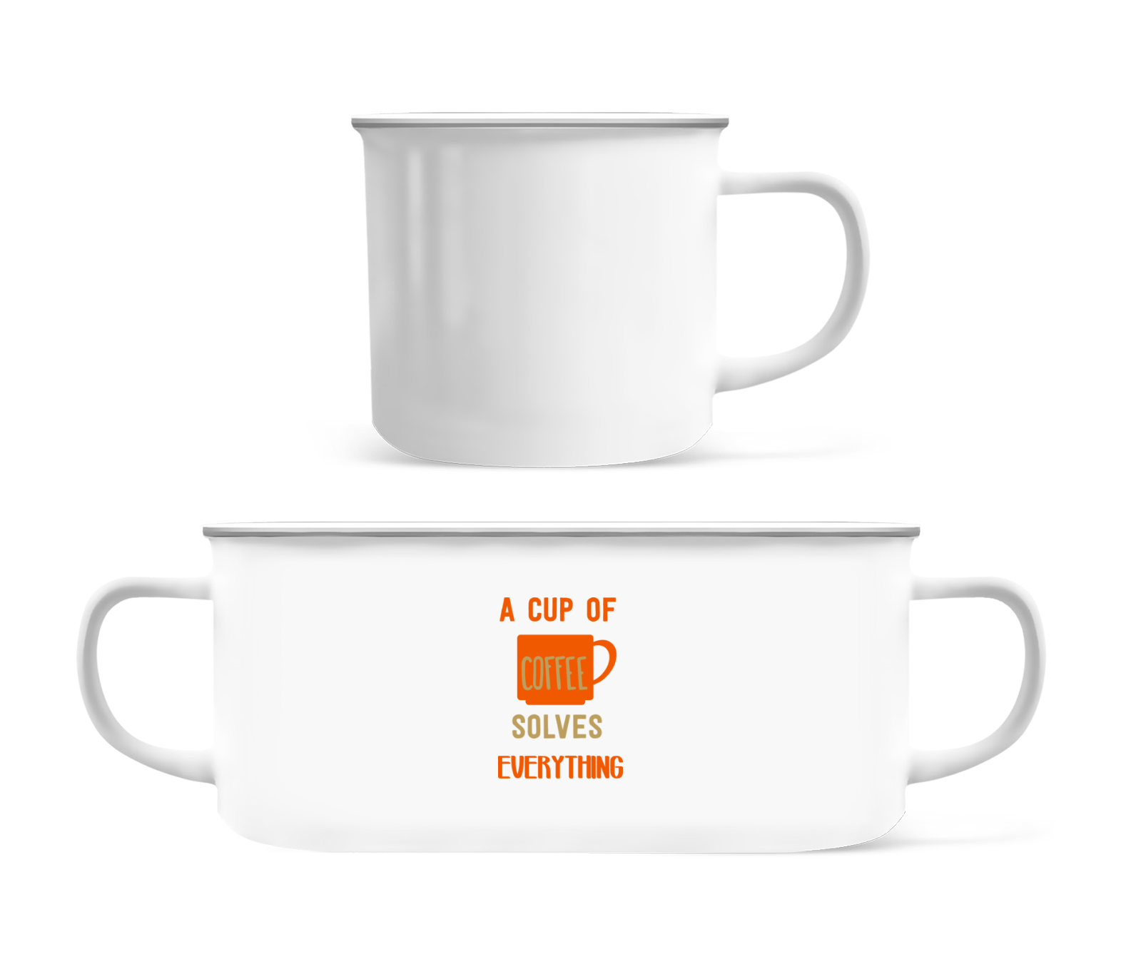 A Cup Of Coffee · Tasse Émaillée
