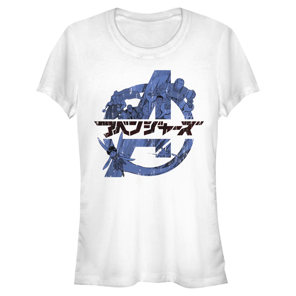 Marvel - Avengers - Logo Avengers Anime - Femme T-shirt