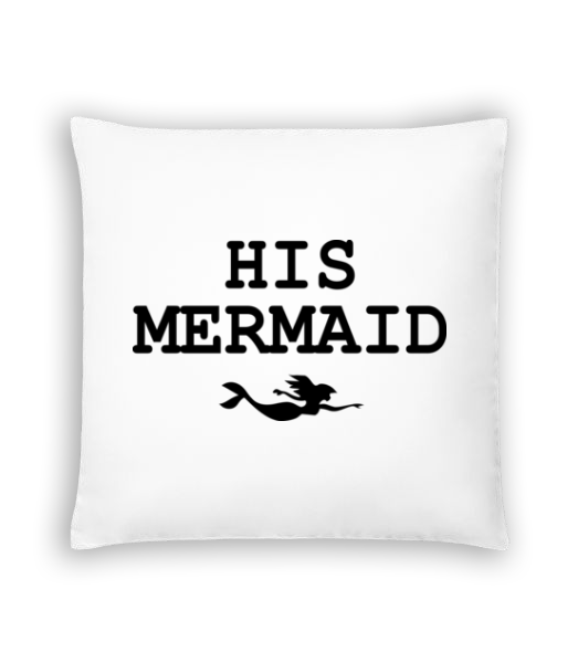 Aperçu: His Mermaid - Coussin - Blanc - Devant