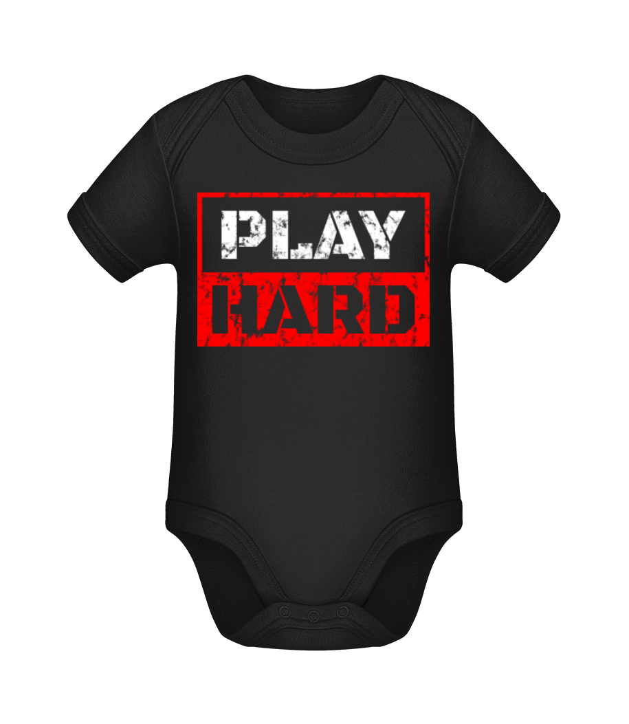 Play Hard · Body manches courtes bio