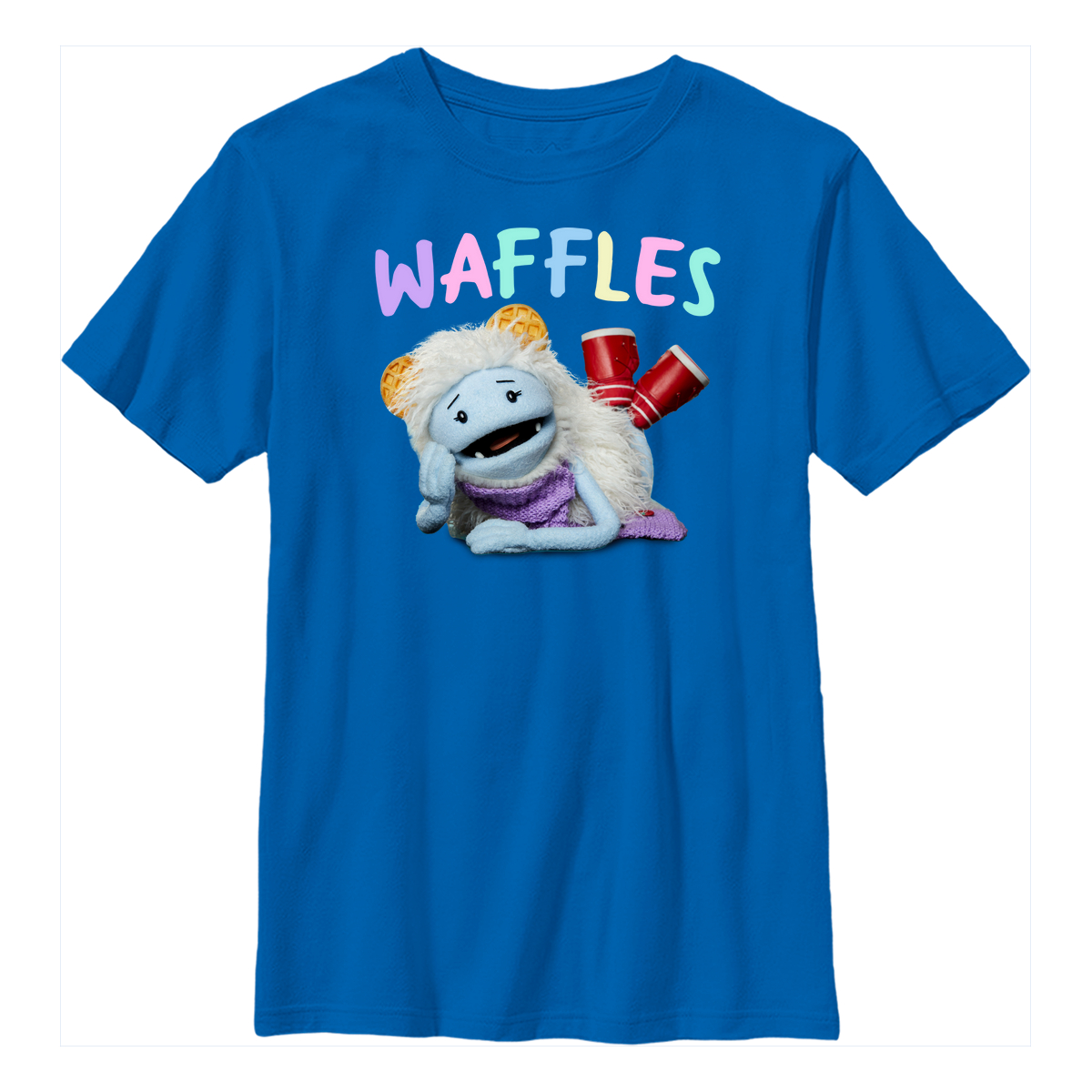 Netflix - Gaufrette et Mochi - Waffle Puppet - Enfant T-shirt