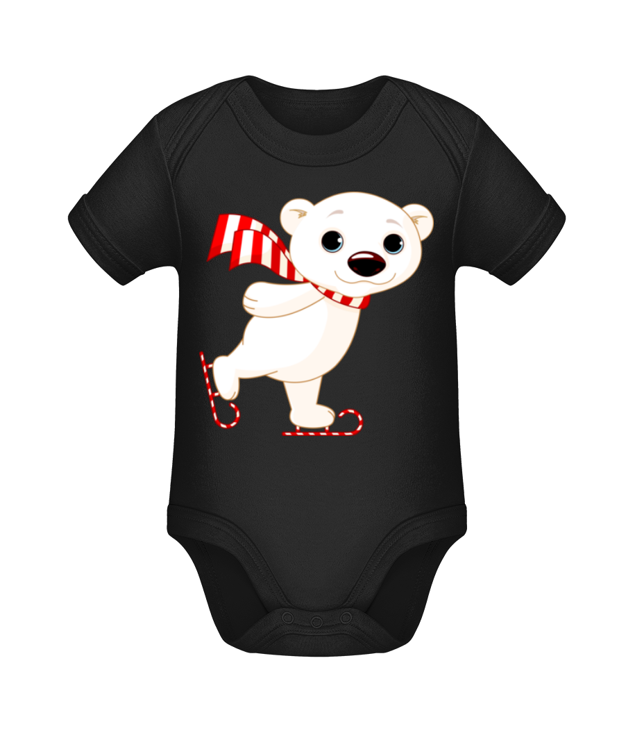 Patin À Glace Ours Polaire · Body manches courtes bio