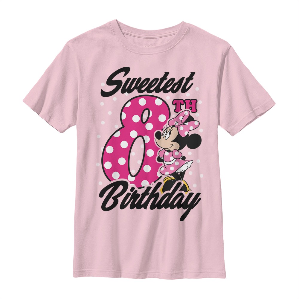 Disney Classics - Micky Maus - Minnie Maus Sweet 8th Birthday - Geburtstag - Kinder T-Shirt