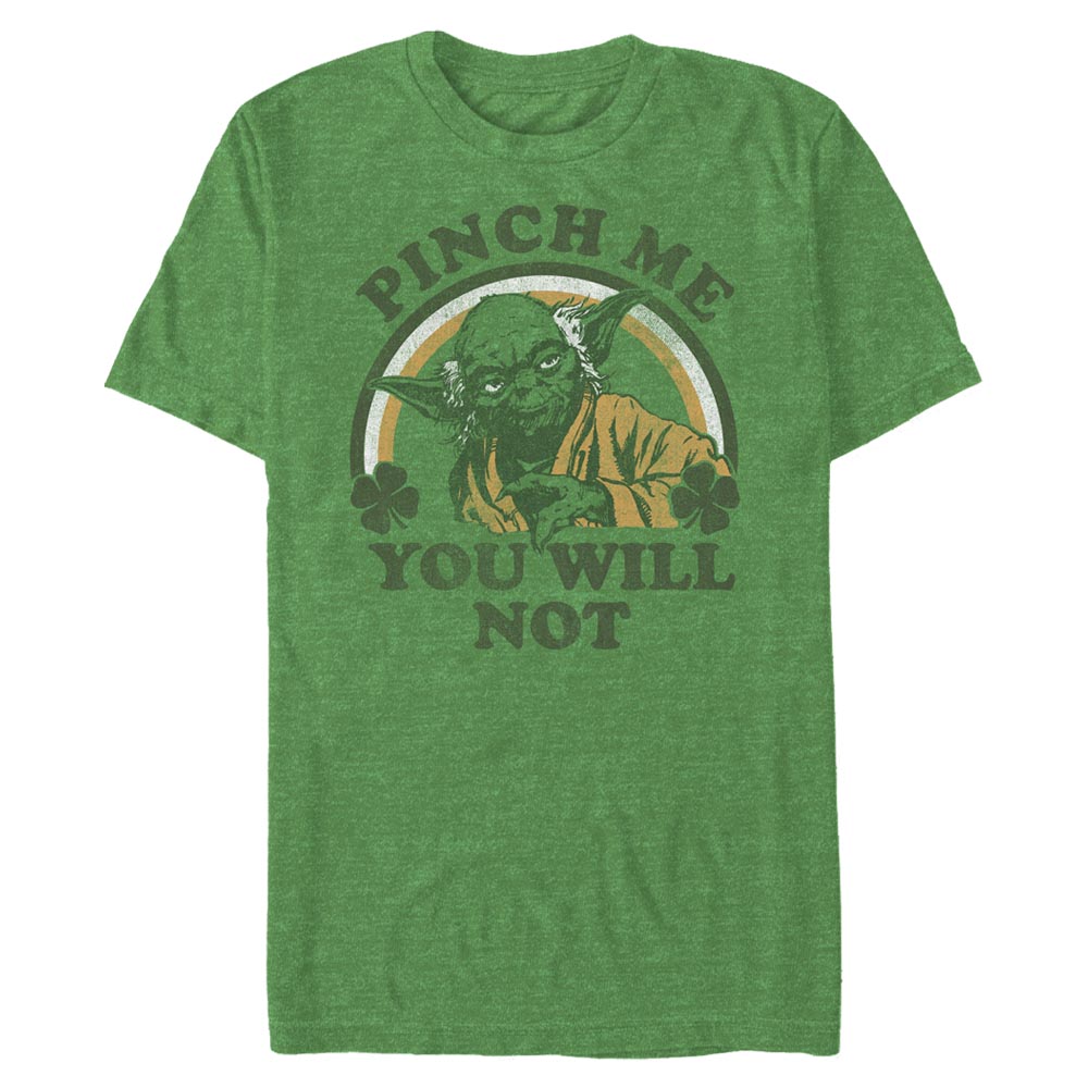 Star Wars - Yoda Will Not Pinch - St. Patrick's Day - Homme T-shirt