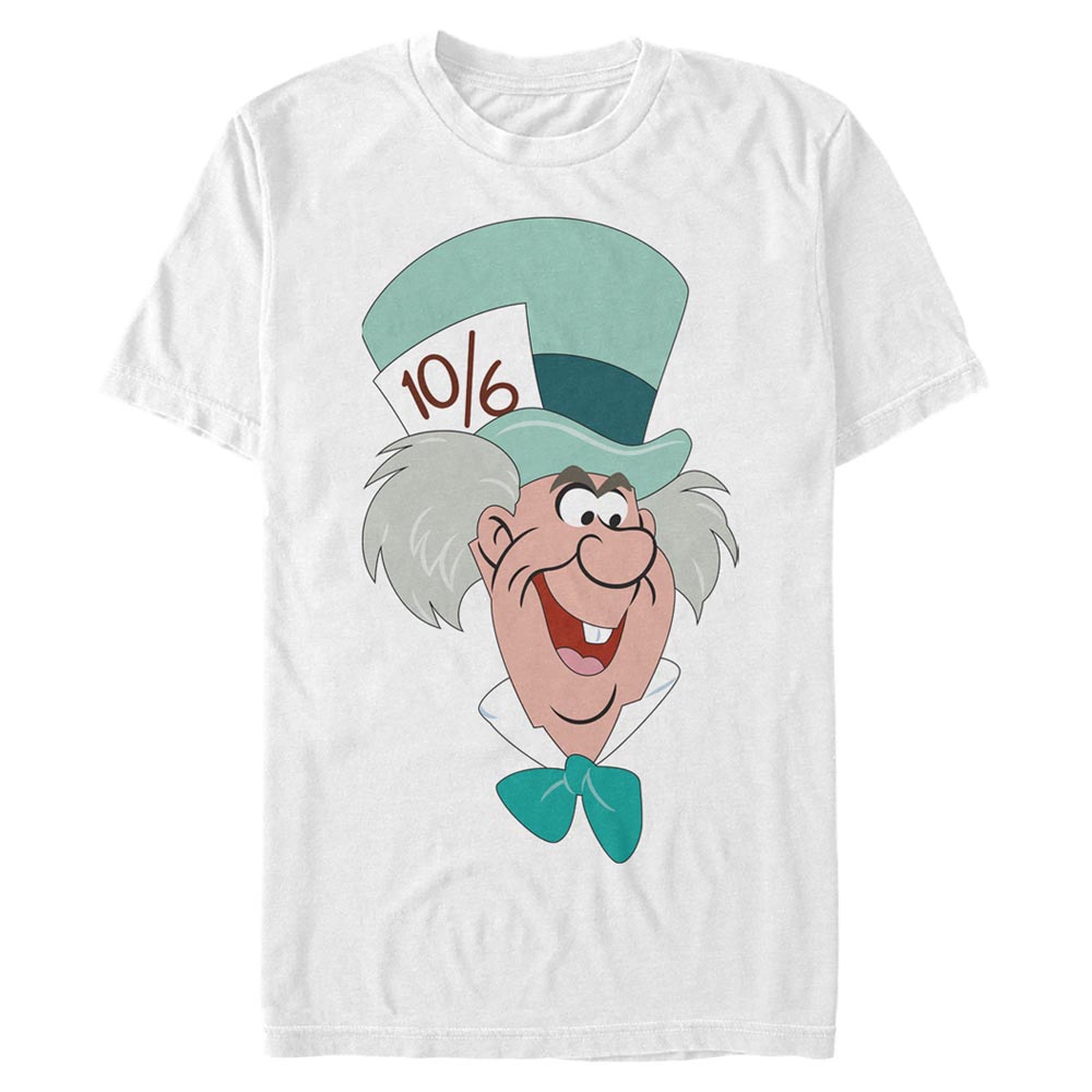 Disney - Alice aux pays des merveilles - Mad Hatter Big Face - Homme T-shirt