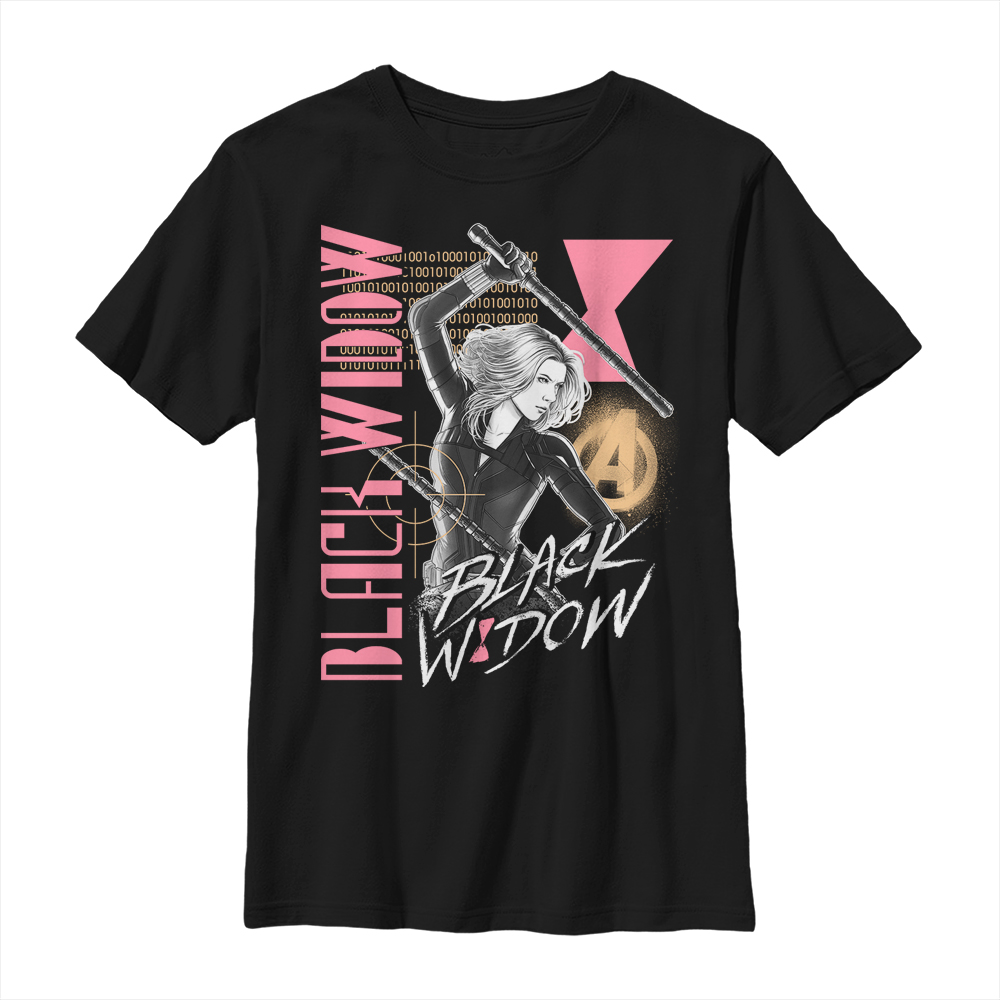 Marvel - Black Widow Retro - Enfant T-shirt