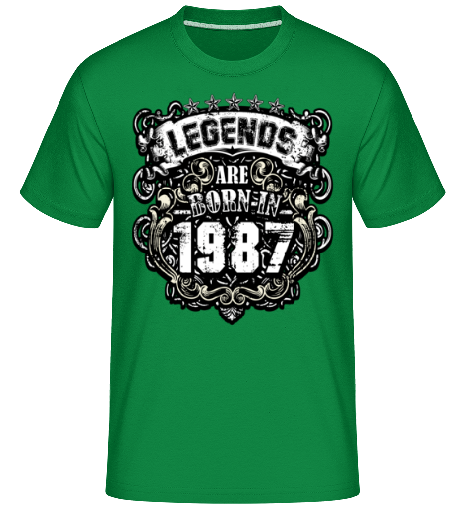 Legends Are Born In 1987 ·  T-Shirt Shirtinator homme