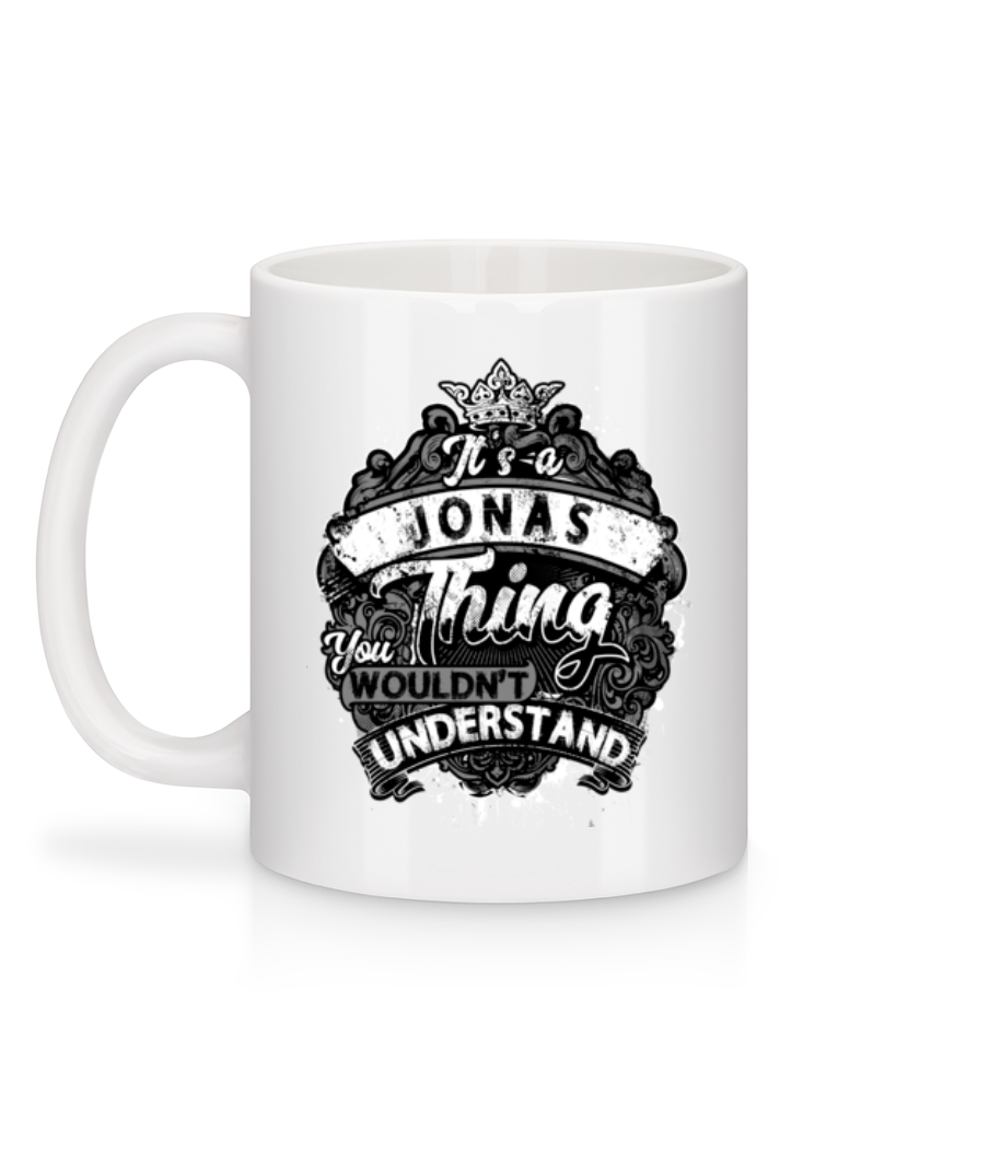 It's A Jonas Thing - Mug en céramique blanc - Blanc - Derrière