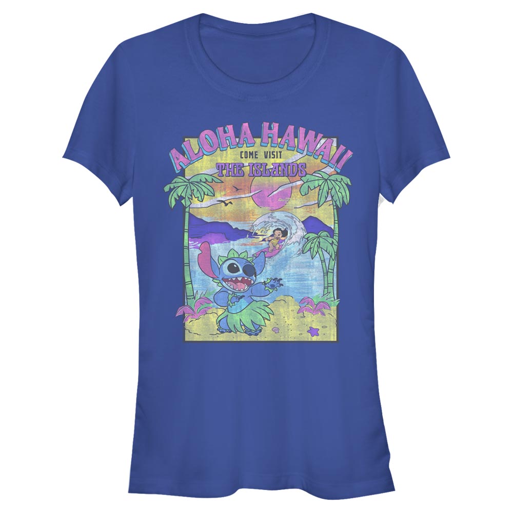 Disney Classics - Lilo & Stitch - Stitch Visit the Islands - Femme T-shirt