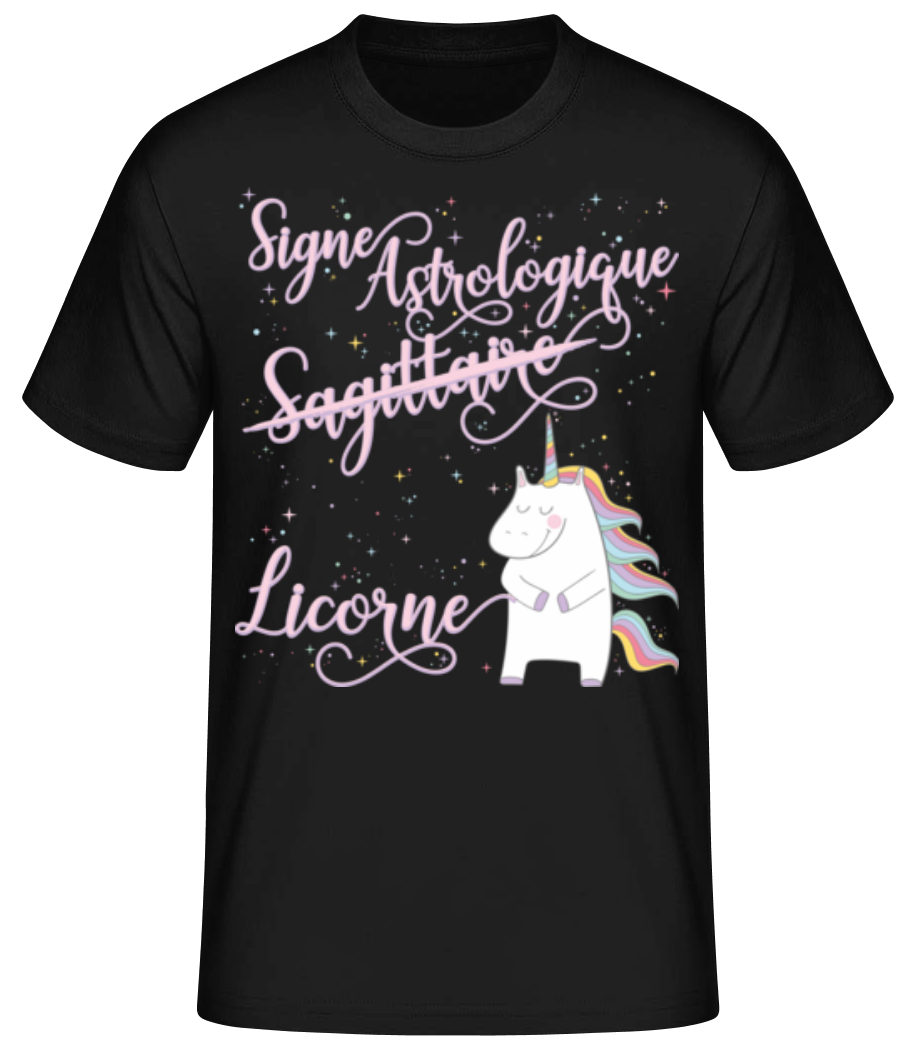 Signe Astrologique Licorne Sagittaire · T-shirt standard Homme