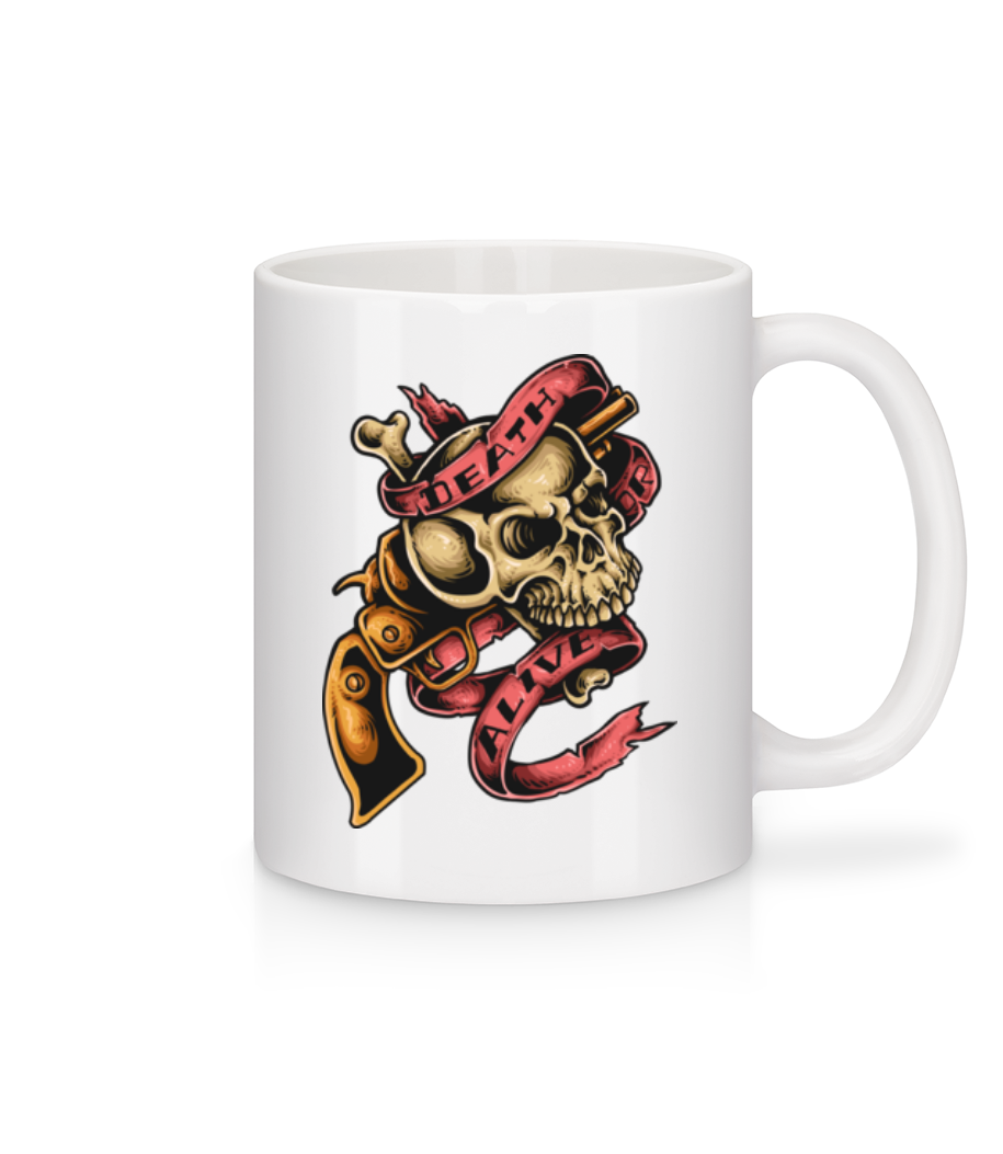 Death Or Alive · Mug en céramique blanc