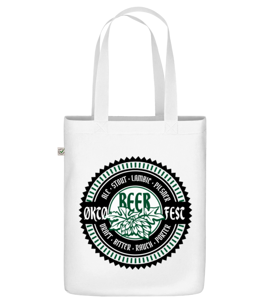 Oktoberfest Beer - Sac en toile bio - Blanc - Devant