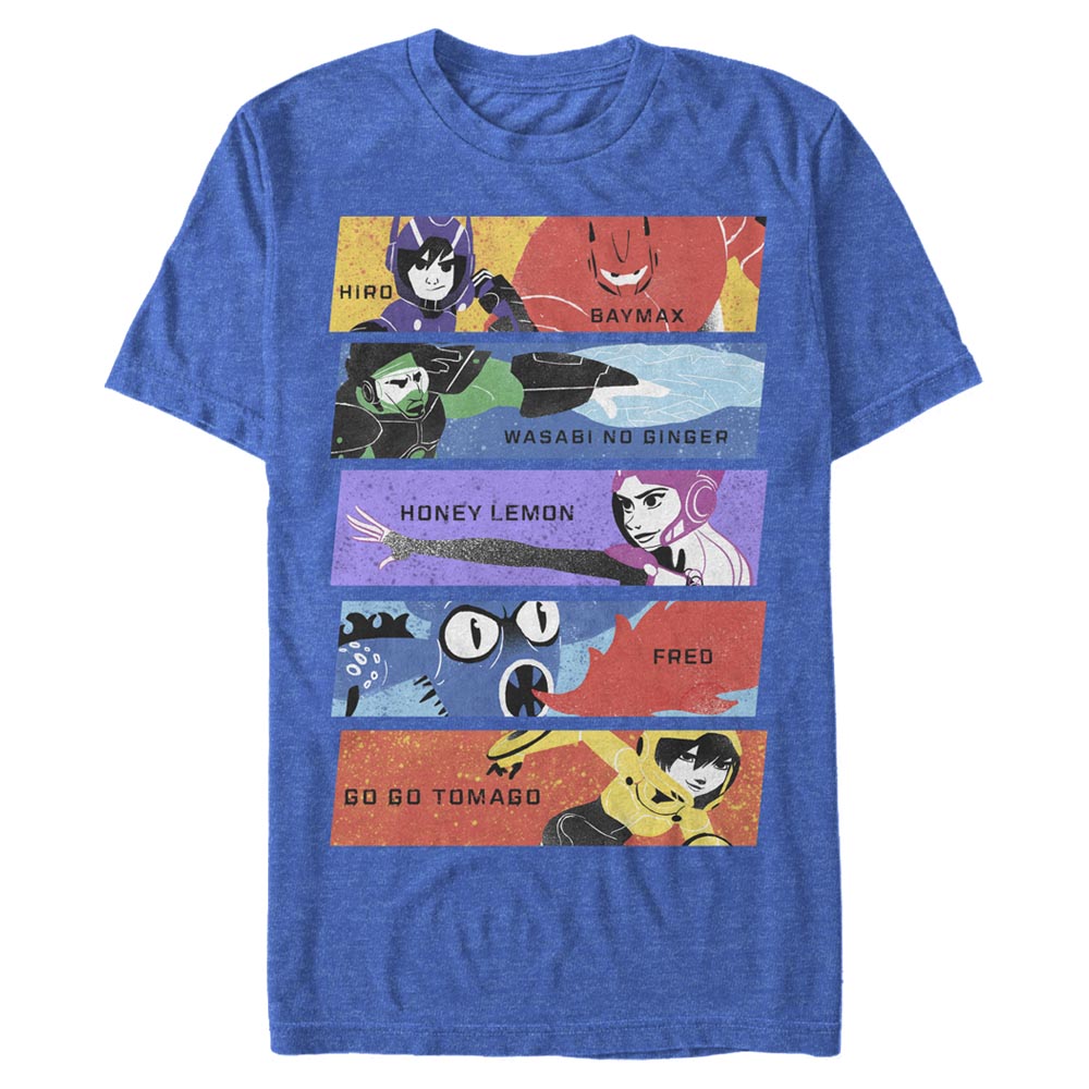 Disney - Les Nouveaux Héros - Photo de groupe Hiros Heroes - Homme T-shirt