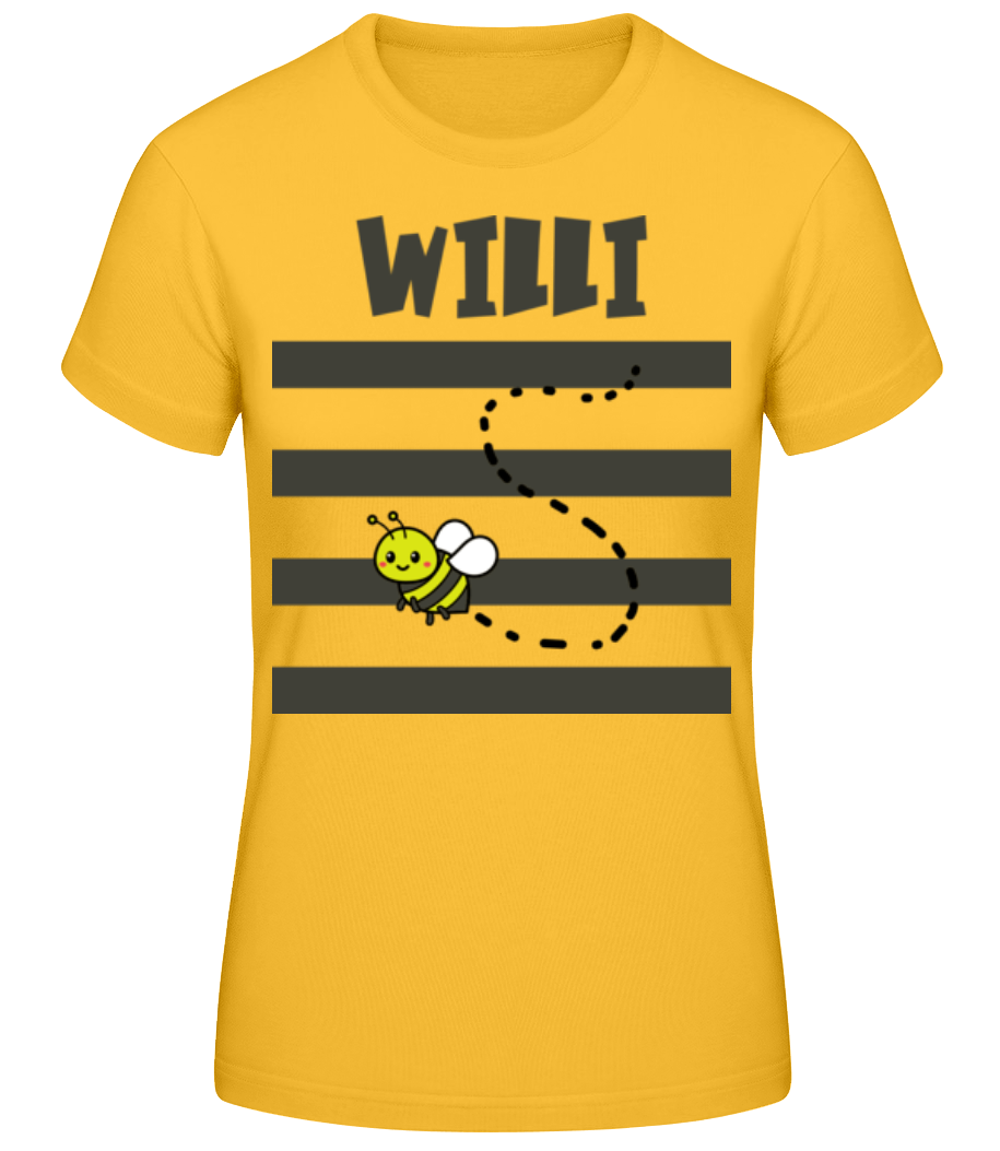 Biene Willi · Frauen Basic T-Shirt