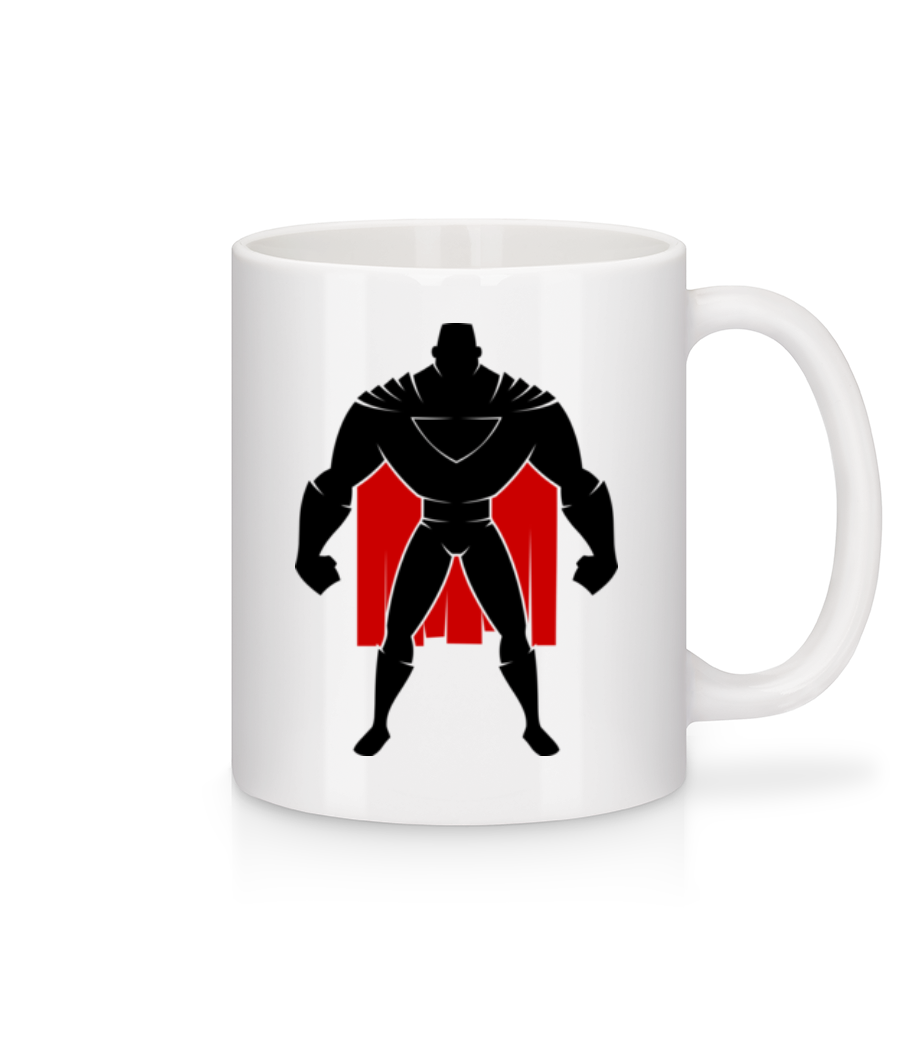 Superman Silhouette Cape · Mug en céramique blanc