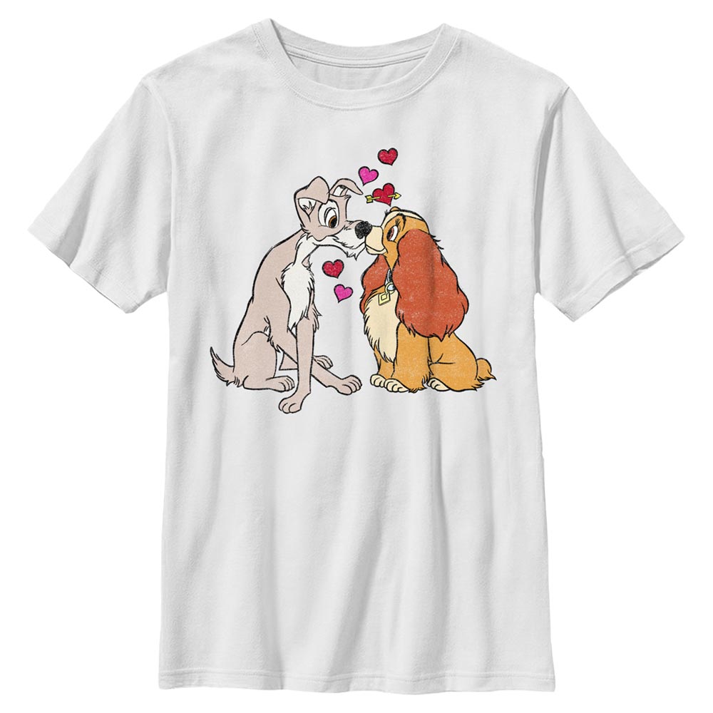 Disney - La belle et le Clochard - La Belle et le Clochard Puppy Love - Enfant T-shirt