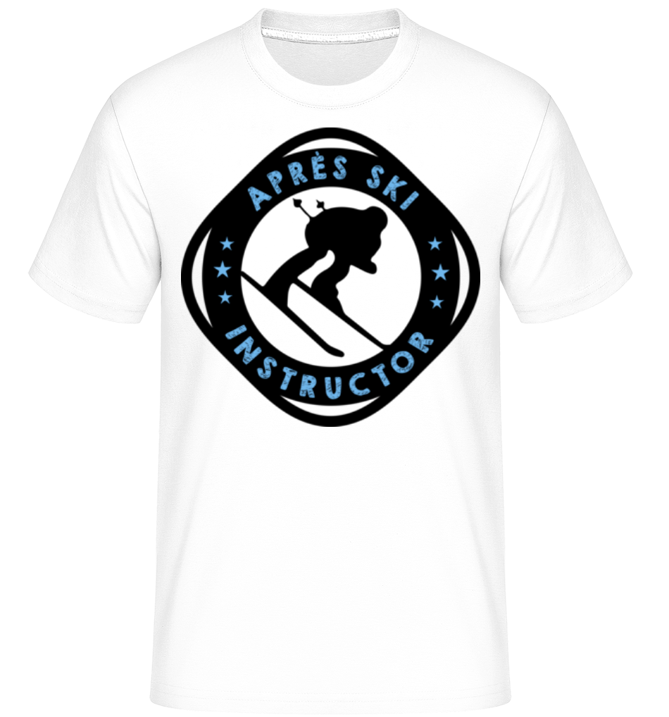 Aperçu: Après Ski Instructor -  T-Shirt Shirtinator homme - Blanc - Devant