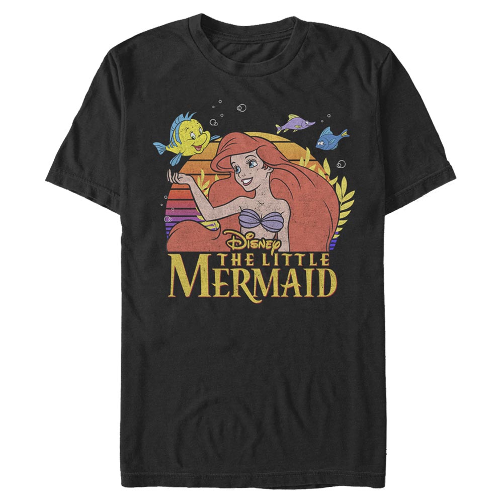 Disney - Ariel La Petite Sirène - Ariel & Flounder LM Title - Homme T-shirt