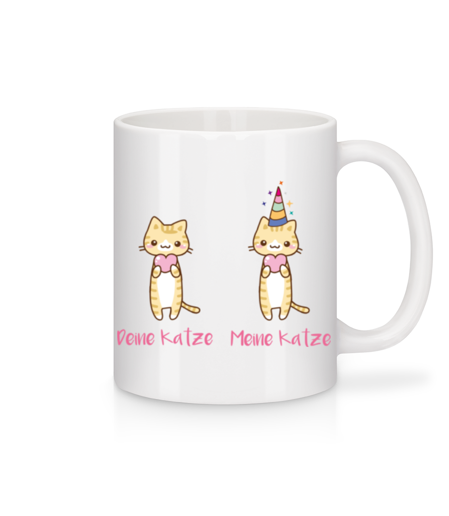 Deine Katze Meine Katze · Tasse