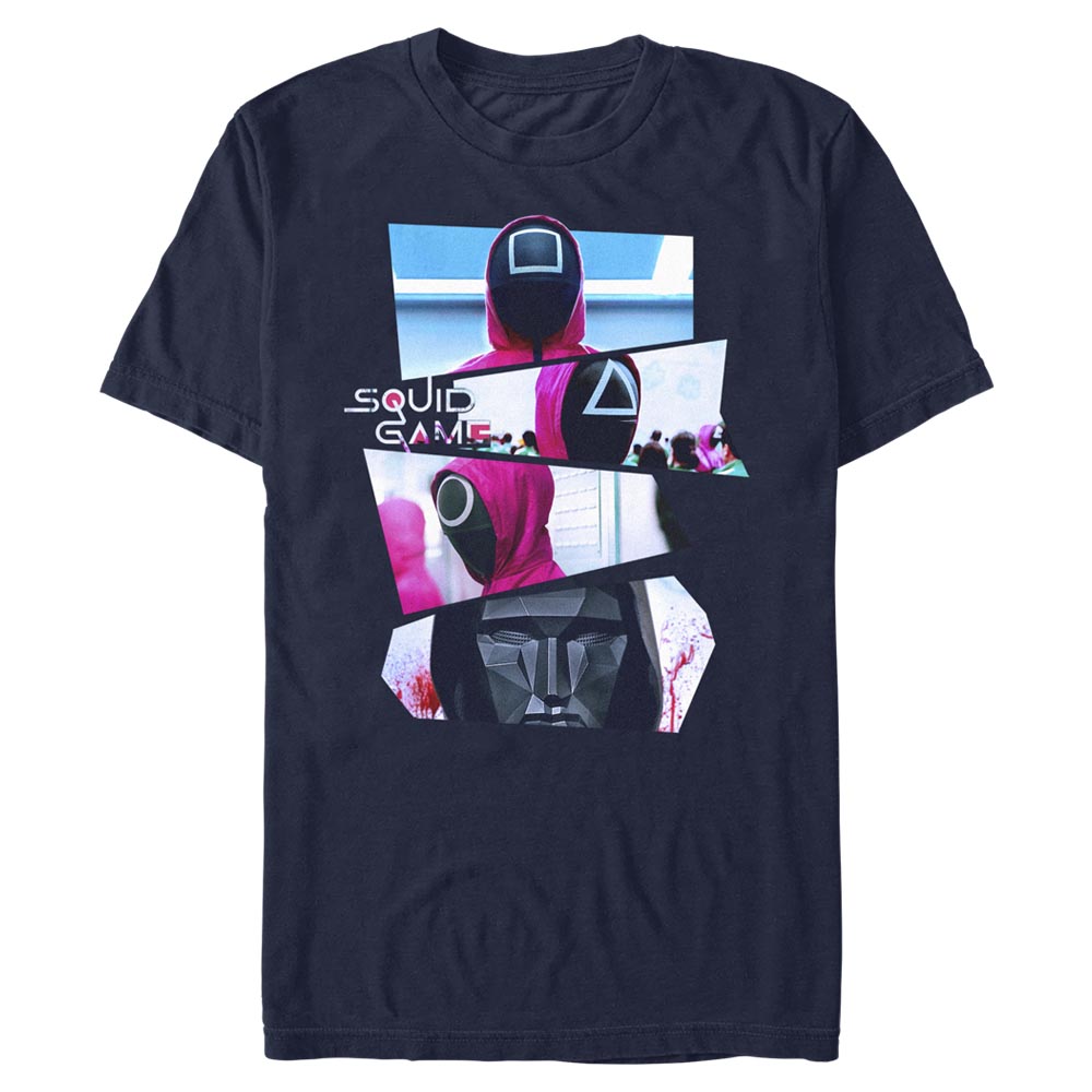 Netflix - Squid Game - Front Man & Guards Masked Markers - Homme T-shirt