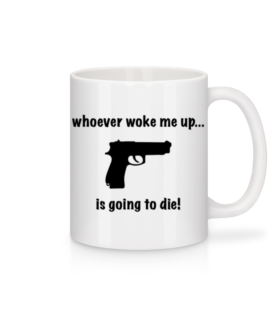 Don't Wake Me Up! · Mug en céramique blanc