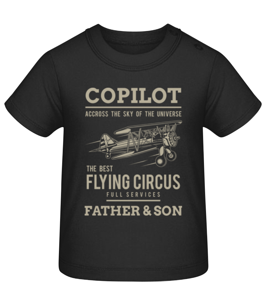 Copilot - T-shirt Bébé - Noir - Devant