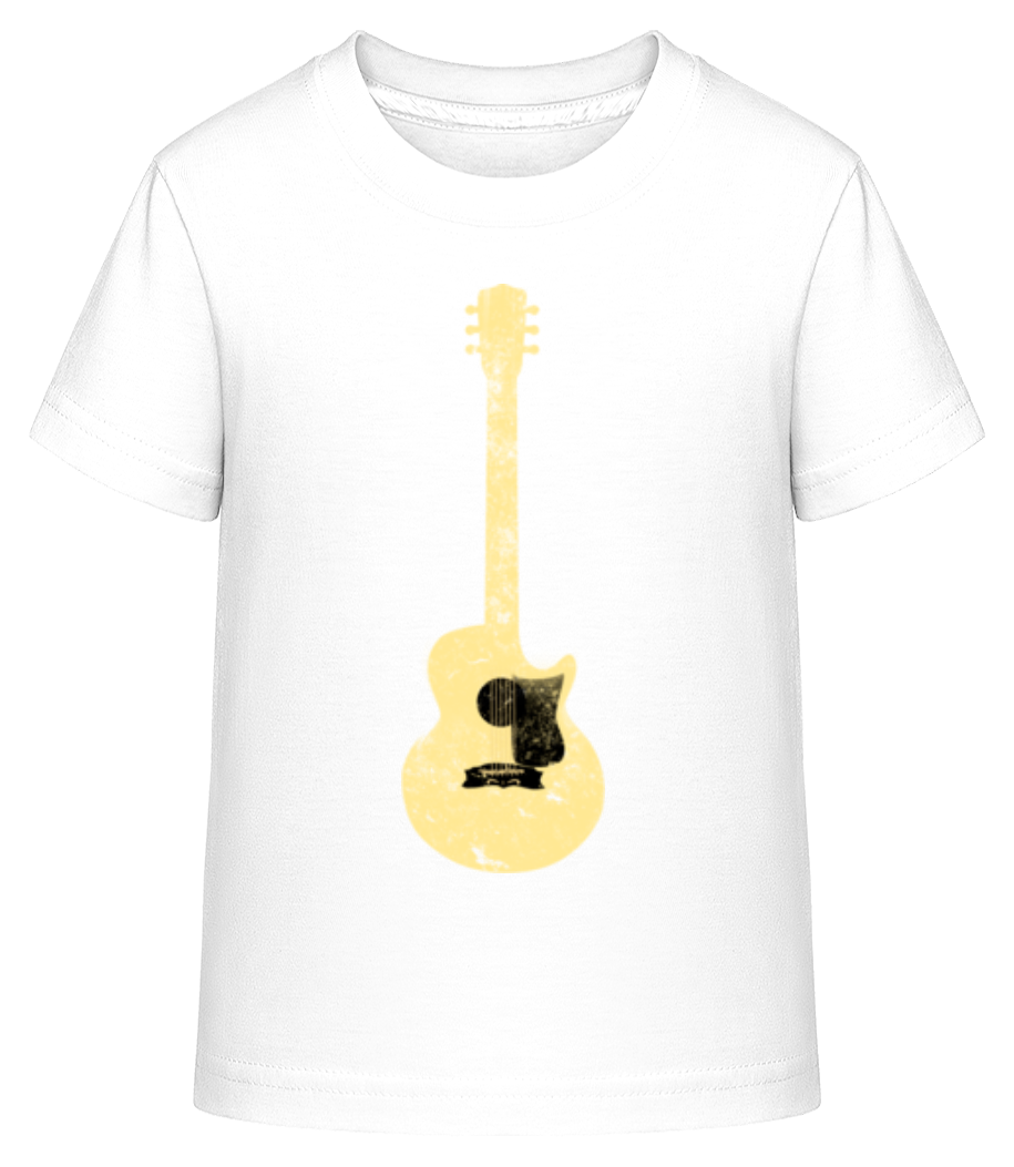 Aperçu: Guitare Transparente - T-shirt shirtinator Enfant - Blanc - Devant