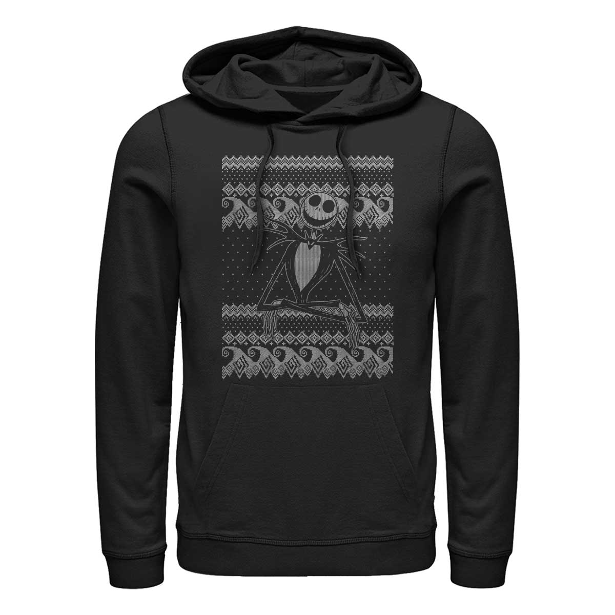 Disney Classics - L'étrange Noël de monsieur Jack - Jack Skellington Jack Intarsia Sweater - Halloween - Unisex Sweat à capuche
