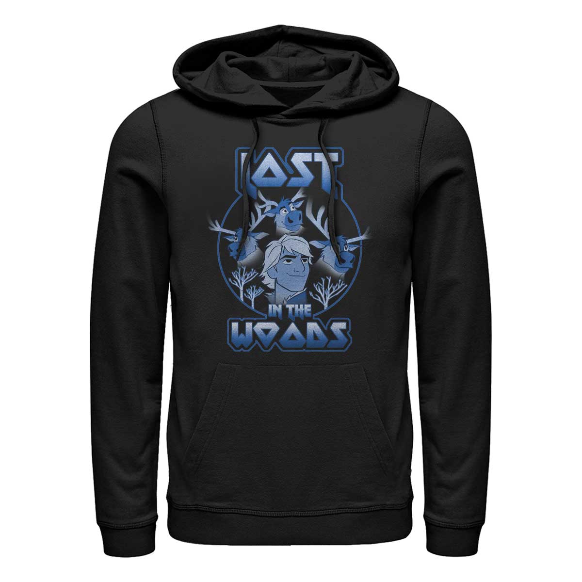 Disney - La Reine des neiges - Kristoff & Sven Lost Kristoff Band Tee - Unisex Sweat à capuche