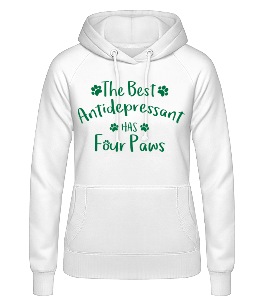 The Best Antidepressant · Sweat à capuche basique pour femme