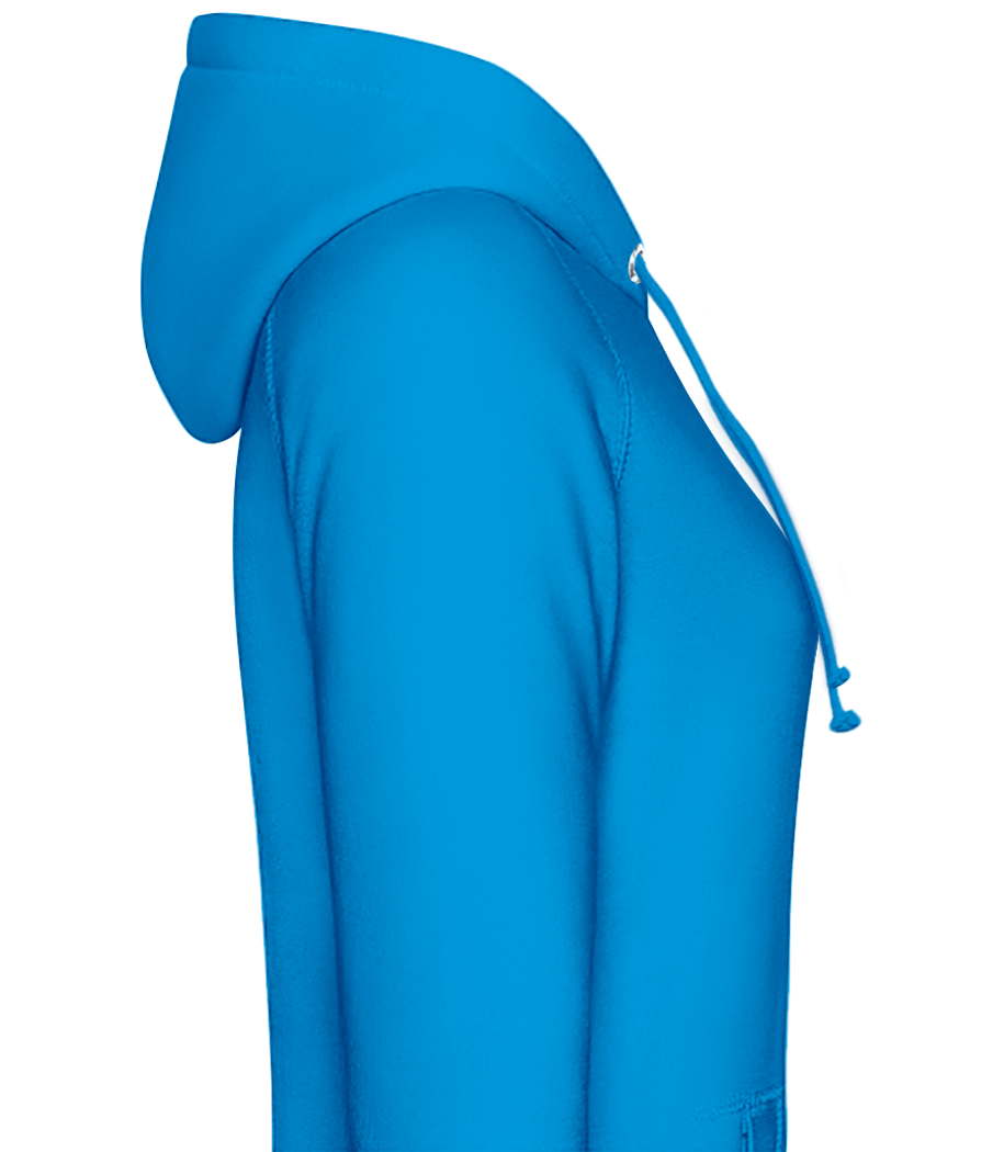 Vorschau: Pinguin An Weihnachten 1 - Frauen Hoodie - Hellblau - Rechts