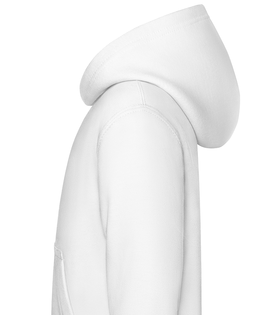 Aperçu: Echarpe D'Oiseau D'Hiver - Sweat à capuche Enfant - Blanc - Gauche