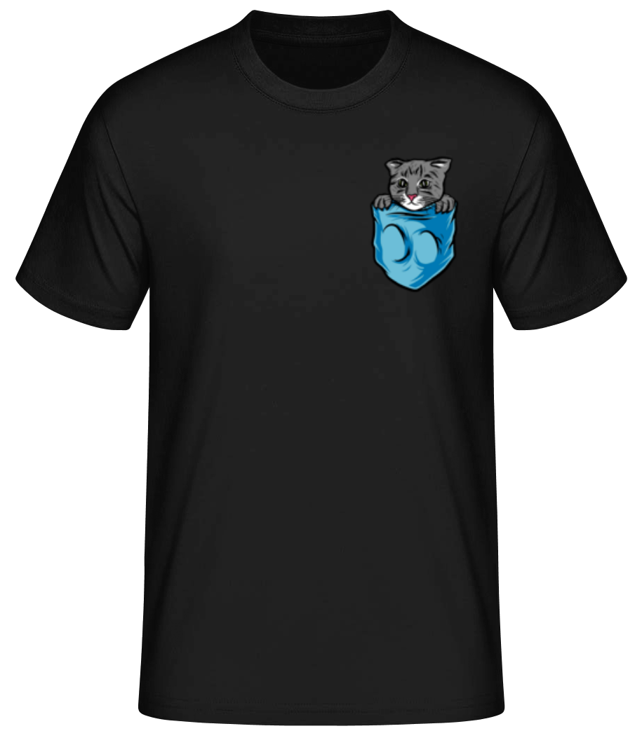 Chat De Poche De Poitrine · T-shirt standard Homme