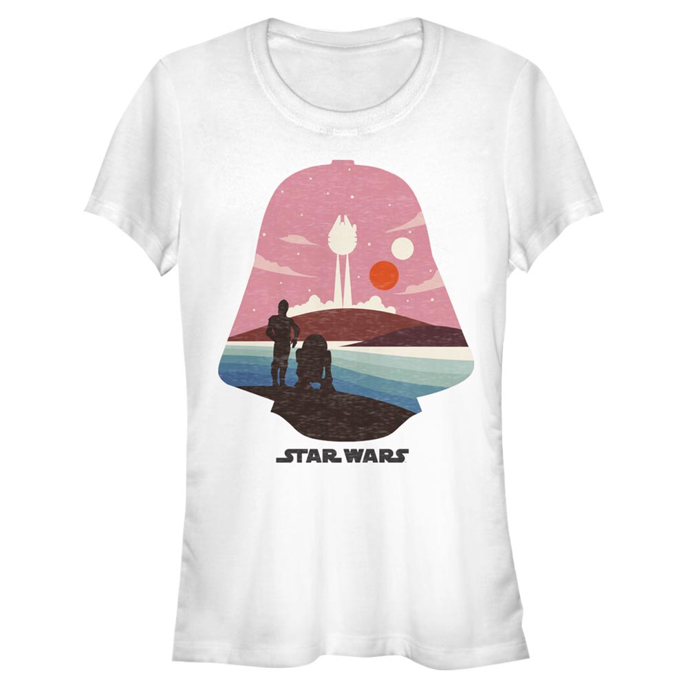 Aperçu: Star Wars - Skupina Minimal - Femme T-shirt - Blanc - Devant