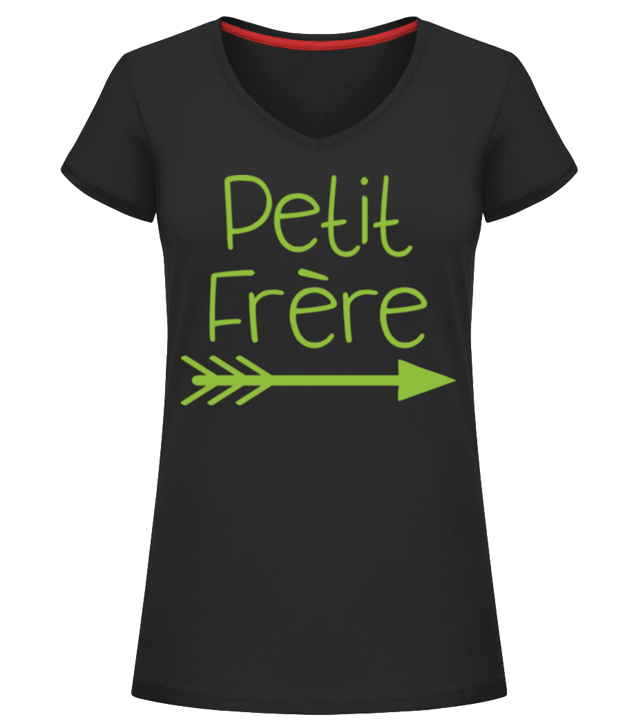 Petit Frère · T-shirt col en V Femme