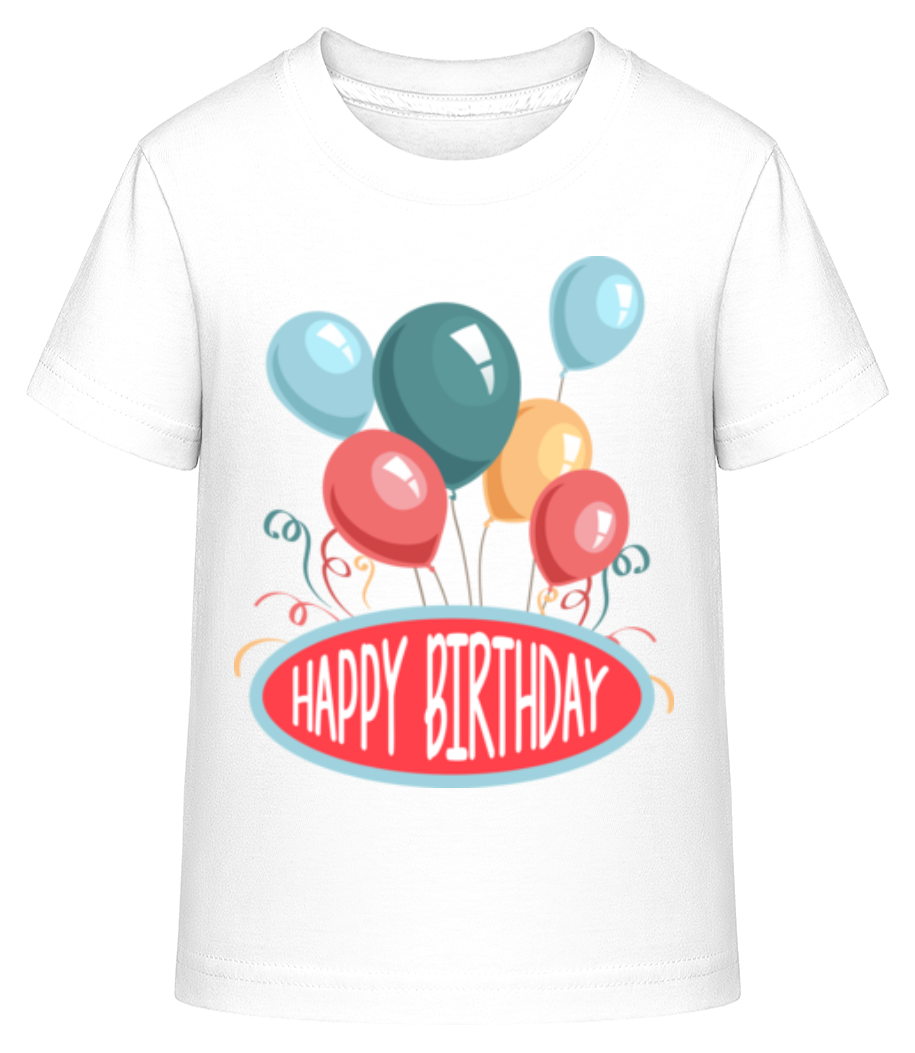 Happy Birthday Ballons · T-shirt shirtinator Enfant