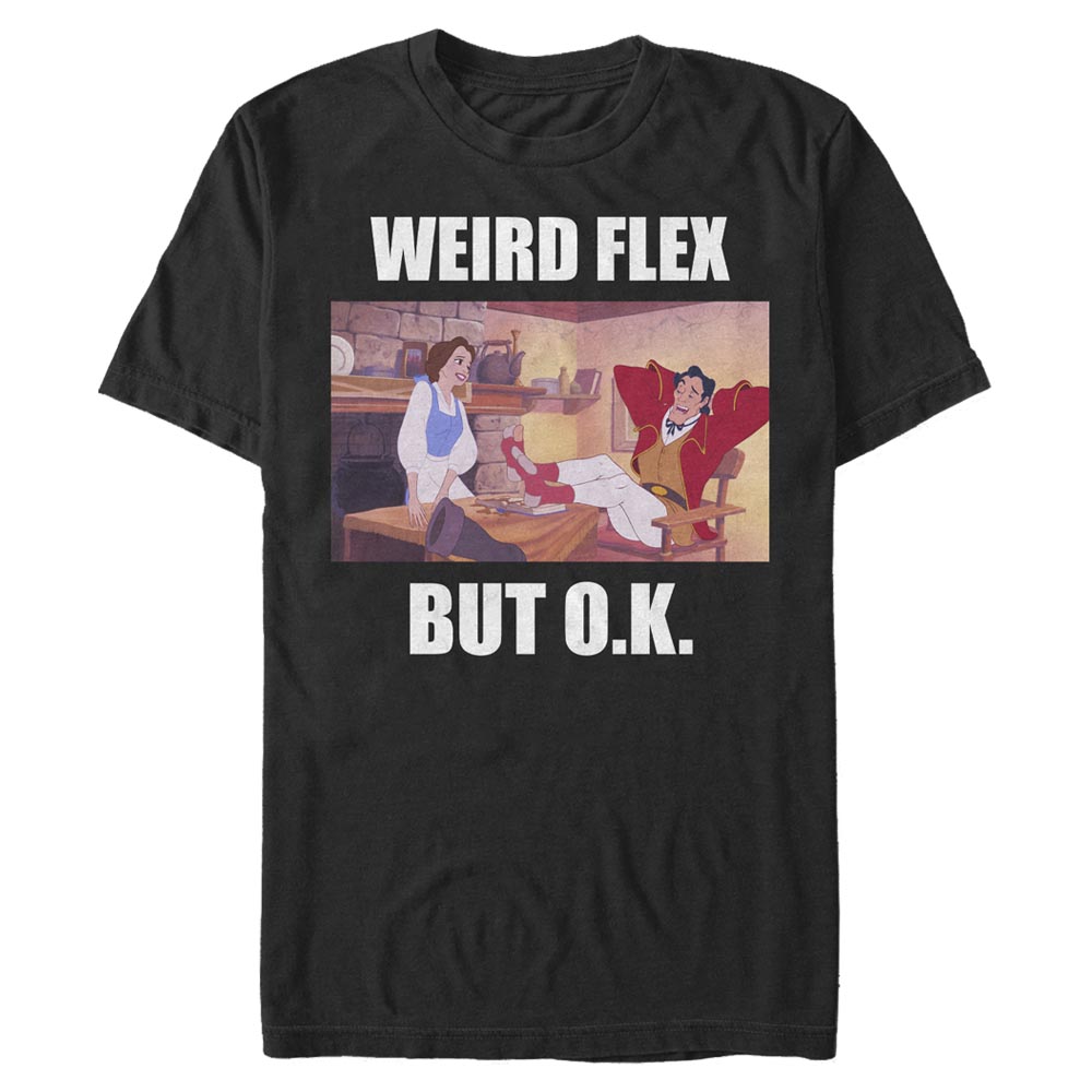 Disney - La Belle et la Bête - Belle & Gaston Gaston Weird Flex Meme - Homme T-shirt