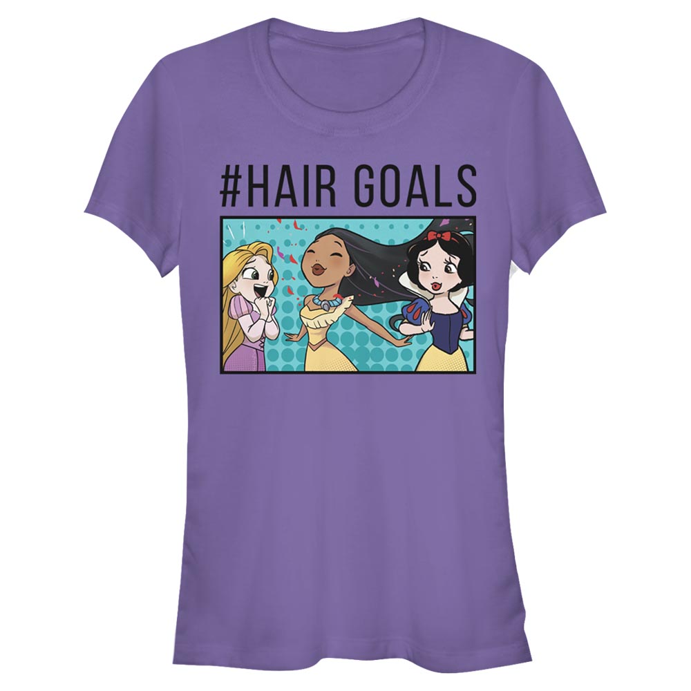 Disney - Princesses Disney - Photo de groupe Hair Goals Comic Trio - Femme T-shirt