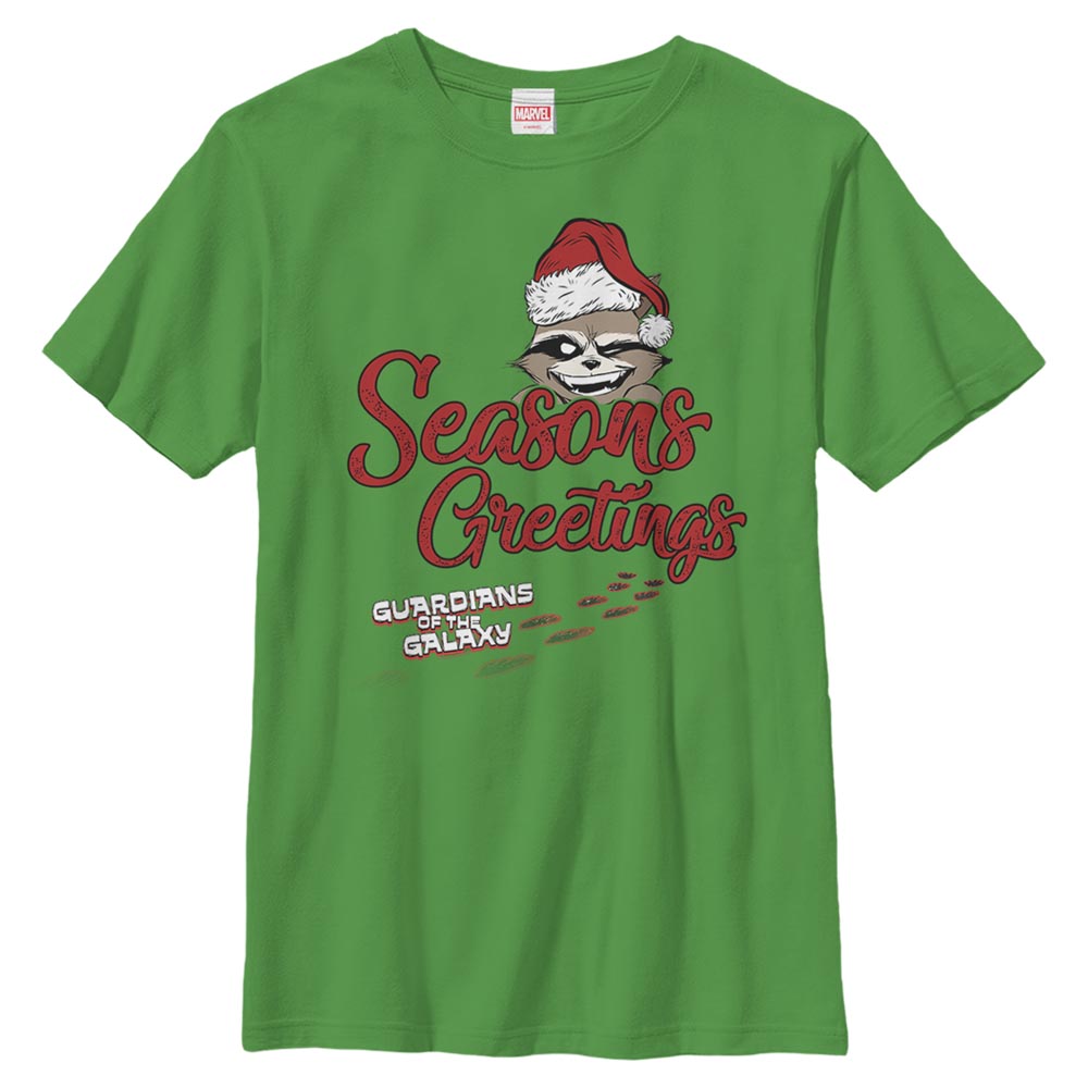 Marvel - Les Gardiens de la Galaxie - Rocket Hidden - Christmas - Enfant T-shirt