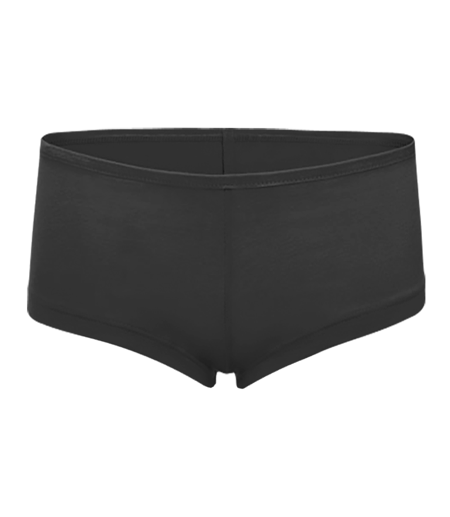 Shorty Femme - Noir - Devant