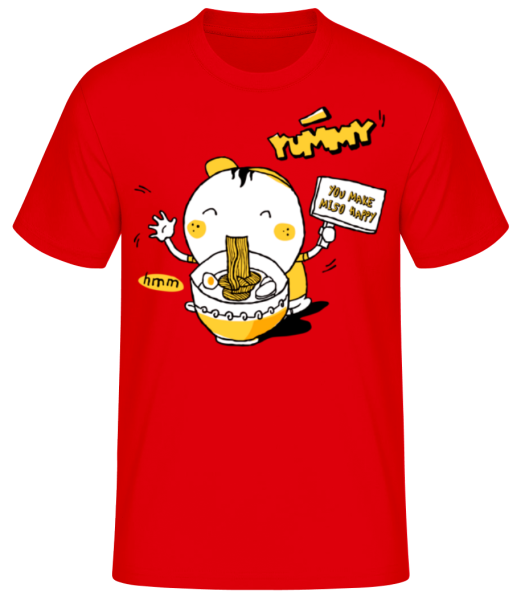 You Make Miso Happy - T-shirt standard Homme - Rouge - Devant