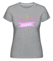Equipe de la Mariée - T-shirt Shirtinator femme - Gris chiné - Devant