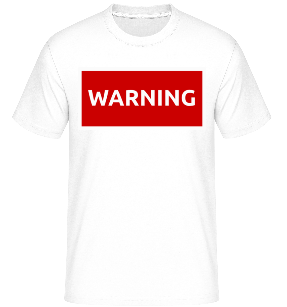 Warning Sign Red ·  T-Shirt Shirtinator homme