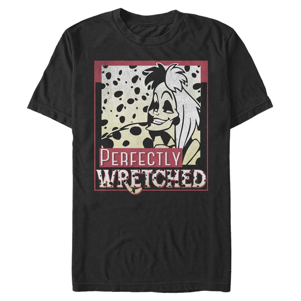 Disney Classics - Les 101 Dalmatiens - Cruella d'Enfer Wretched Cruella - Homme T-shirt