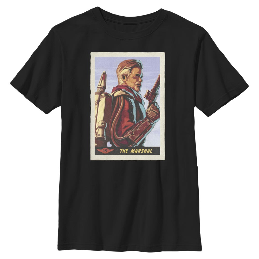 Star Wars - The Mandalorian - Chasseur de primes Marshal Card - Enfant T-shirt