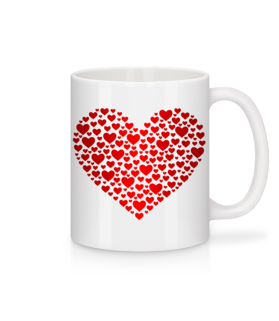 Cœur · Mug en céramique blanc
