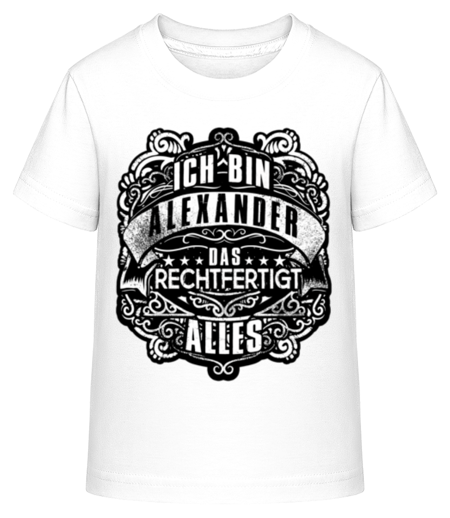 Ich Bin Alexander · Shirtinator Kinder Shirt
