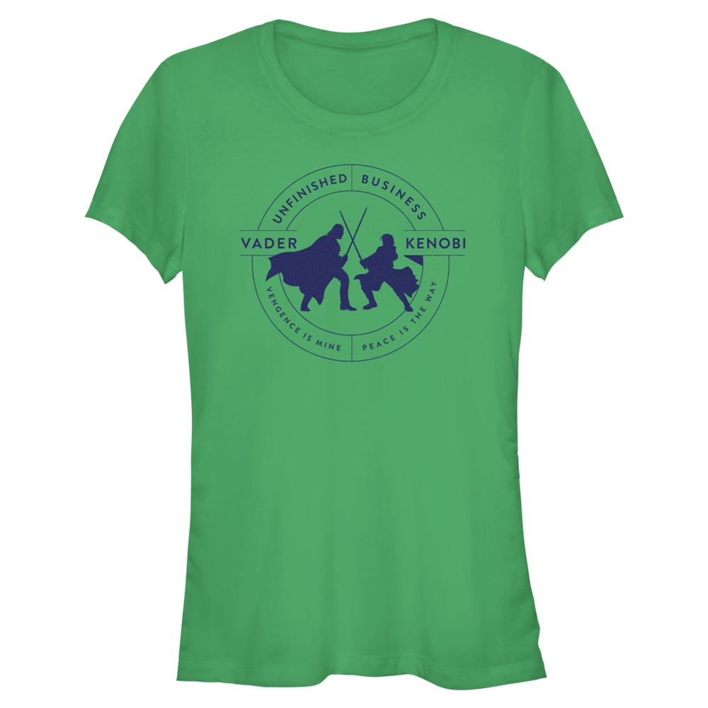 Star Wars - Obi-Wan Kenobi - Obi-Wan Kenobi & Darth Vader Unfinished Business Duel - Femme T-shirt - Vert irlandais - Devant